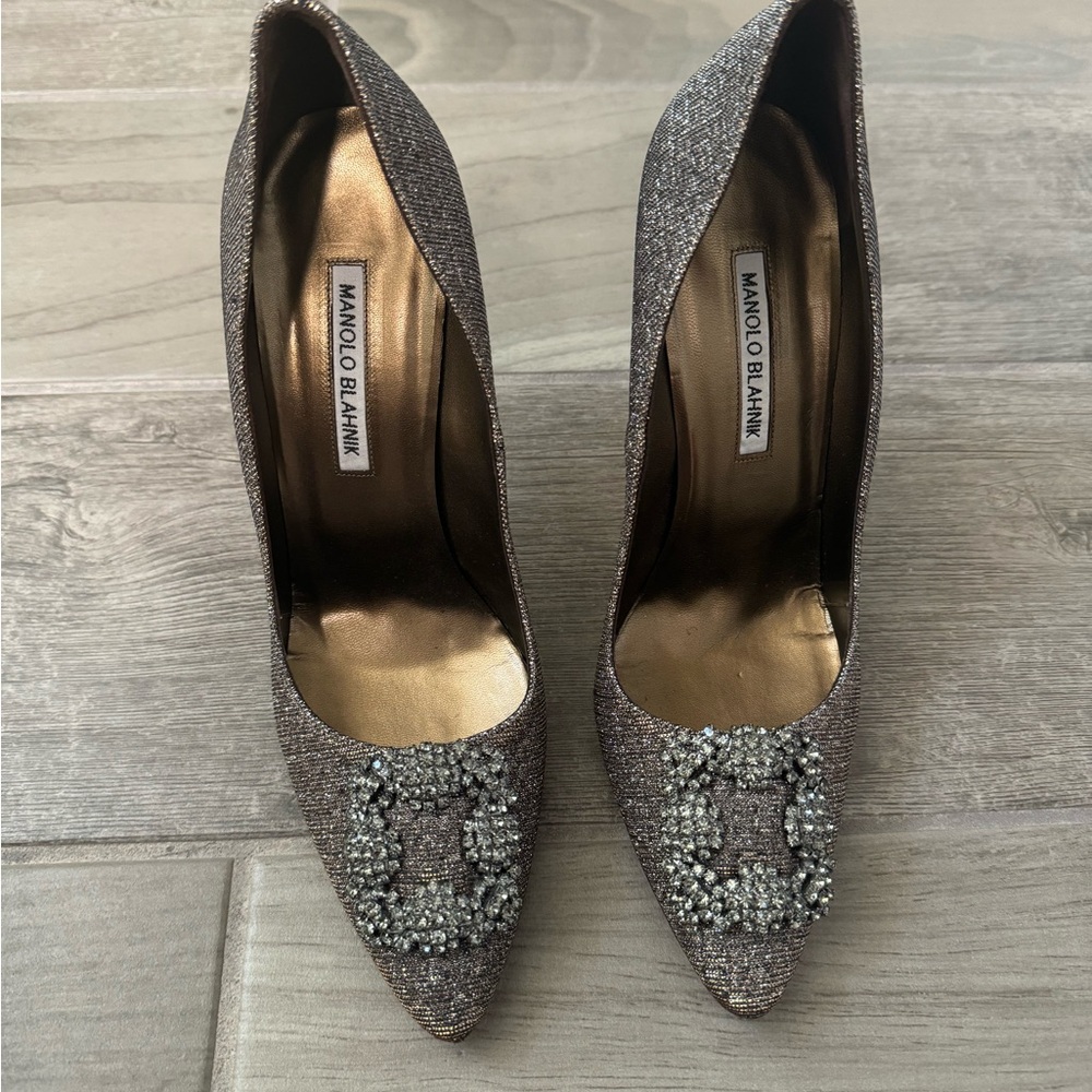 Manolo Blahnik
Hangisi 105mm High-Heel Pumps size 40